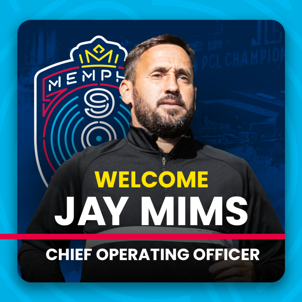 Jay Mims is the new Chief Operations Officer for 901 FC